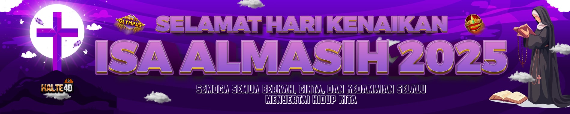Banner Isa Almasih 2025